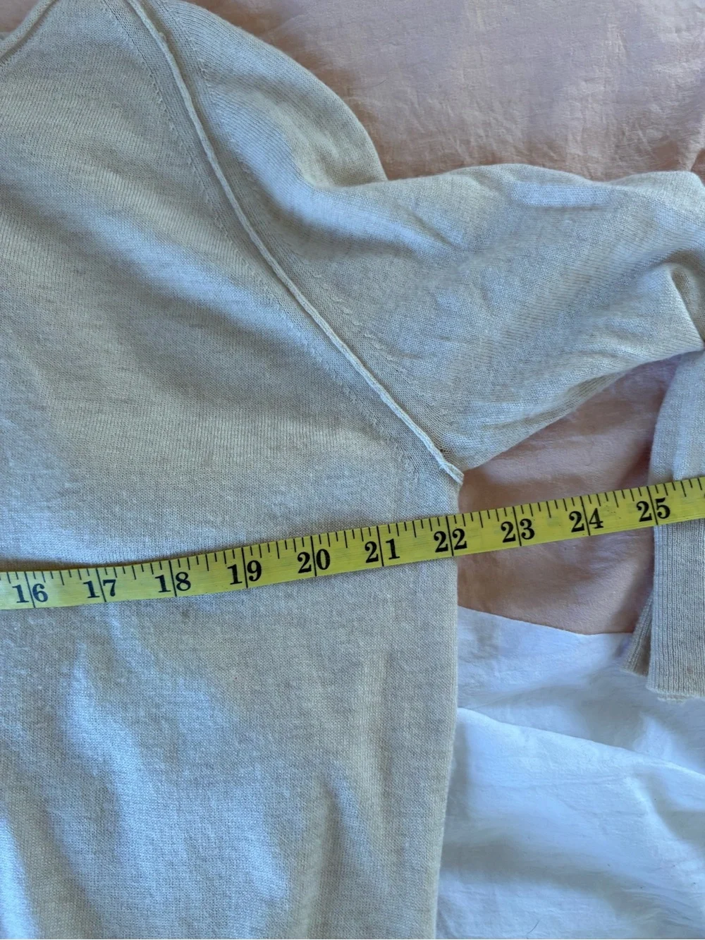 Joie Oatmeal Beige Lightweight Pullover Sweater Wool Blend‎ S Preppy Career Thin